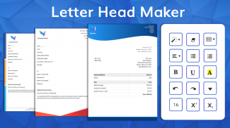 Letterhead Фирменный Бланк Шаблон делового письма screenshot 0