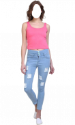 Girls Jeans Top Photo Suit screenshot 11