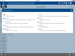 STI eLMS screenshot 6