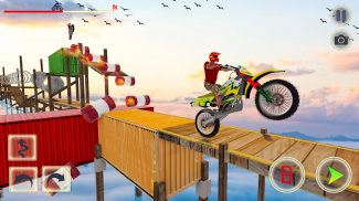 鲁莽的自行车极端摩托特技大师 - 真正的摩托车赛车模拟器游戏 screenshot 3
