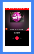 Radios de España - Radio FM España + Radio España screenshot 4