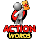 Action Words: 3D Flash Cards Icon