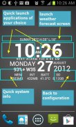 Super Typo Weather Info Clock screenshot 1
