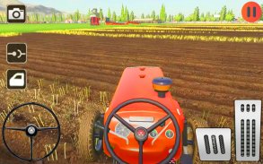 Tractor Driving farm game screenshot 0