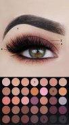 Examples of eye makeup (Step by step) screenshot 1