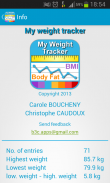 My Weight Tracker, BMI screenshot 15