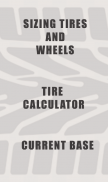 Tire and wheel size screenshot 2