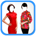 Chinese Women Photo Suit Icon