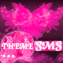 หัวใจสีชมพูธีม GO SMS Pro Icon