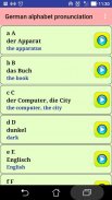 German alphabet pronunciation screenshot 1