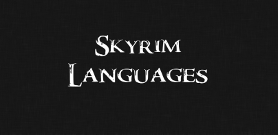 Skyrim Languages