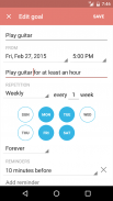 Goal Tracker Habit Calendar screenshot 14