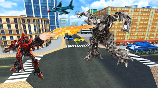Car Transform Jet Robot Games screenshot 2