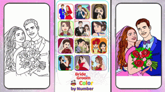 Bride & Groom Color by Number screenshot 2