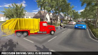 شاحنة نقل القمامة: سائق القمامة محاكي screenshot 4