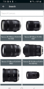 Lens List : Tamron Specifications and Reviews screenshot 1