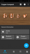 New HD Copper Iconpack theme Pro screenshot 7