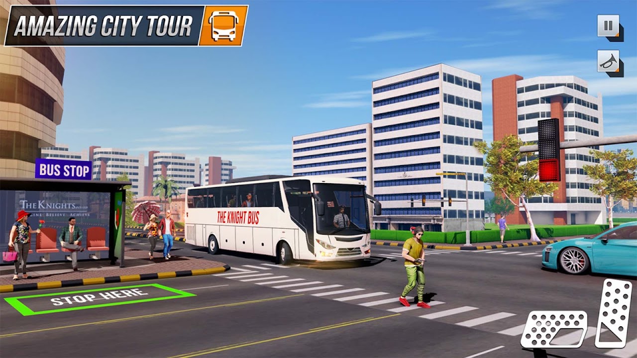 Baixar e jogar Estacionamento e direção de ônibus da cidade real