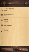 Theme for ExDialer Wooden screenshot 3
