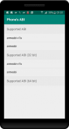 Phone's ABI (Application Binary Interface) screenshot 0