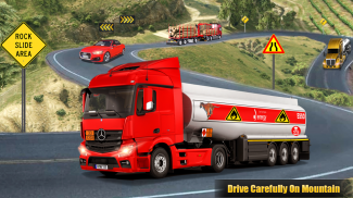 Oil Tanker Offroad Cargo Truck Transport Drive 3D screenshot 4