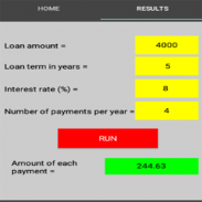 REGULAR PAYMENT ON A LOAN screenshot 1