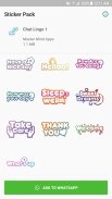 Chat Lingo Text Stickers - WAS screenshot 7