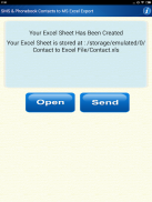 Save Phonebook & SMS to Excel screenshot 9