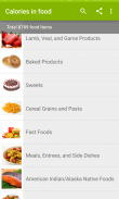 Calories in food screenshot 2