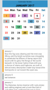 Notas do calendário screenshot 0