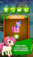 Pony Bubble Shooter ve Giysi screenshot 0