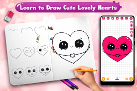 Learn to Draw Lovely Hearts screenshot 2