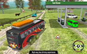 Highway Bus Simulator 3D: Bus Parking Game 2021 screenshot 1