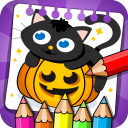 Halloween - Coloring & Games Icon