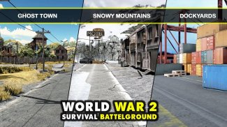 WW2 لنا كوماندوز معركة باق على قيد الحياة screenshot 4