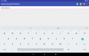 Boolean Expression Minimizer screenshot 2