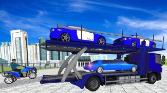 US Police Limousine Car Game screenshot 0