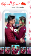 Heart Photo Effect Video Maker with Music screenshot 1