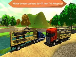 Transportasi Truk Offroad Truck Driving Simulator screenshot 6