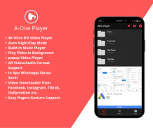 A-One All Format Video & Audio Player | Downloader screenshot 0