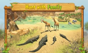 Crocodile Family Simulator en línea screenshot 2