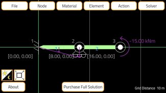 Stiffness Method Solver screenshot 2