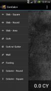 ConCalc - Concrete Calculator screenshot 1