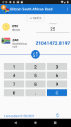 Bitcoin South African Rand / BTC to ZAR Converter screenshot 0