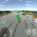 Motorcycle Formula Racing 3D Icon