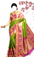 Women Pattu Saree Photo Maker screenshot 0