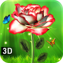 Rose Live Wallpaper 3D Effects