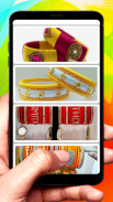 Silk Thread Bangle Design screenshot 3