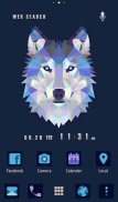 Triangle Wolf  Cool Theme screenshot 0