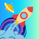 Rocket Speed Game Space Journey Icon